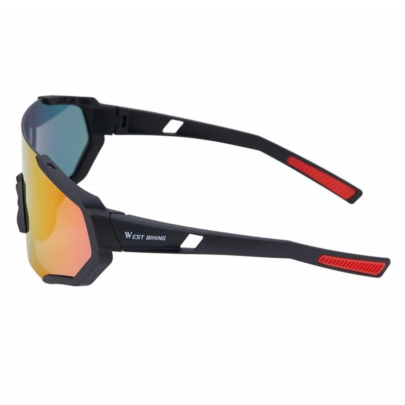 Sport-Sonnenbrille mit UV400 & polarisierten Gläsern, HD-Sicht für Radsport, Laufen & Outdoor