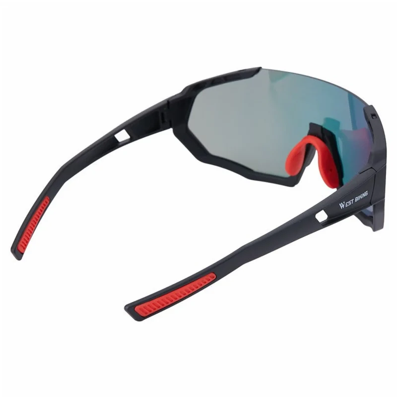 Sport-Sonnenbrille mit UV400 & polarisierten Gläsern, HD-Sicht für Radsport, Laufen & Outdoor
