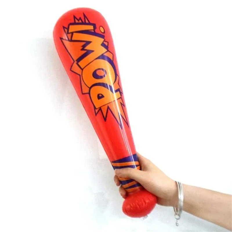 Baseballschläger 40cm aufblasbar, buntes Spielzeug für Geburtstage, Party & Karneval