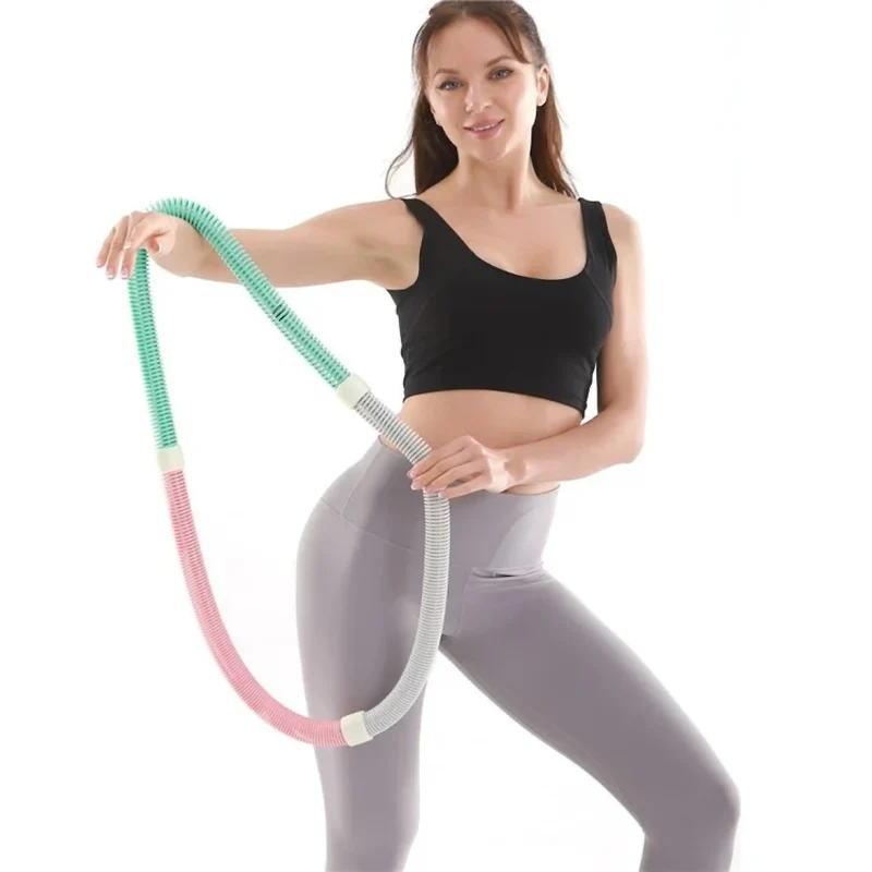 Bauchtrainer Hula Hoop mit Rückfederung – Spiral-Fitnessreifen für Bauch, Taille & Körperstraffung
