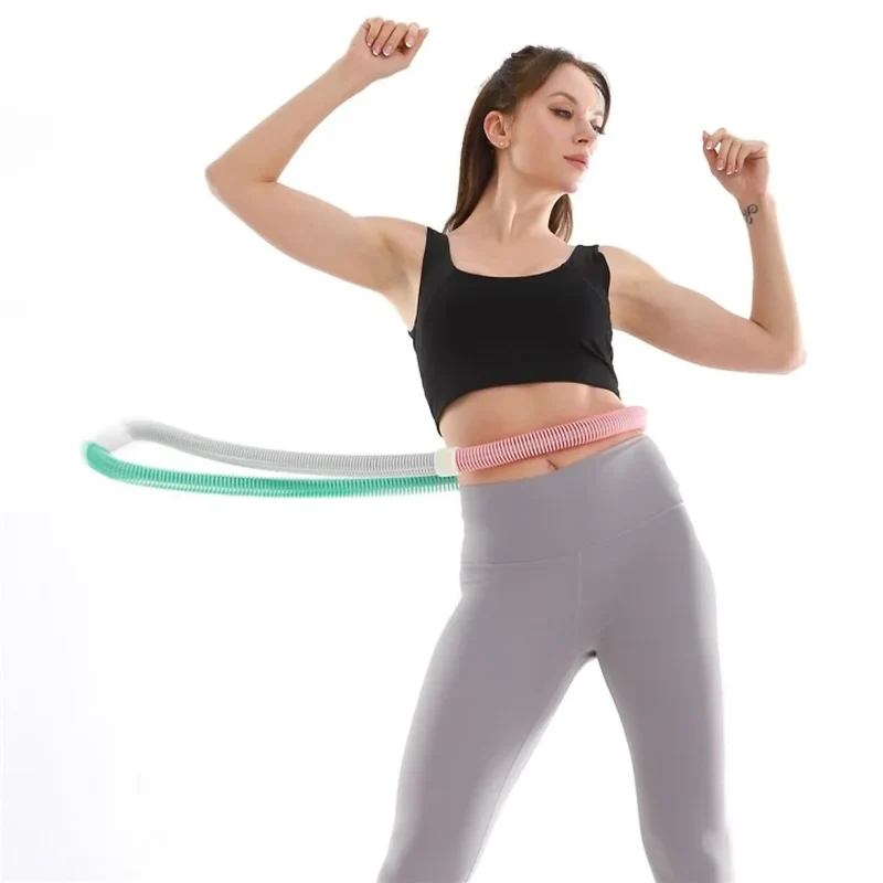 Bauchtrainer Hula Hoop mit Rückfederung – Spiral-Fitnessreifen für Bauch, Taille & Körperstraffung
