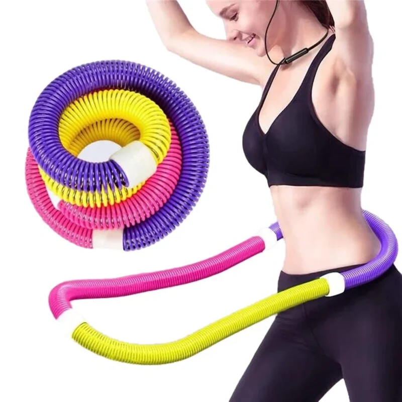 Bauchtrainer Hula Hoop mit Rückfederung – Spiral-Fitnessreifen für Bauch, Taille & Körperstraffung
