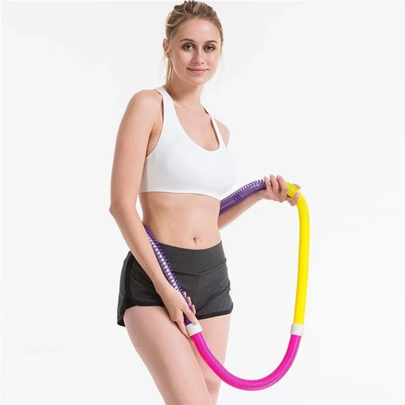Bauchtrainer Hula Hoop mit Rückfederung – Spiral-Fitnessreifen für Bauch, Taille & Körperstraffung