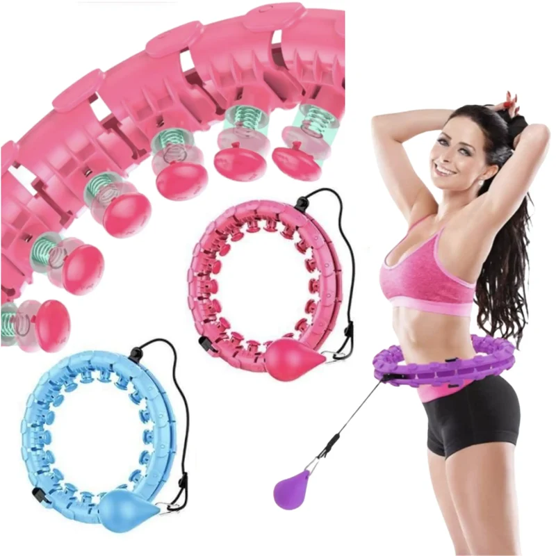 Smart Hula Hoop Maschine 24-Teile mit Schwungkugel, Premium