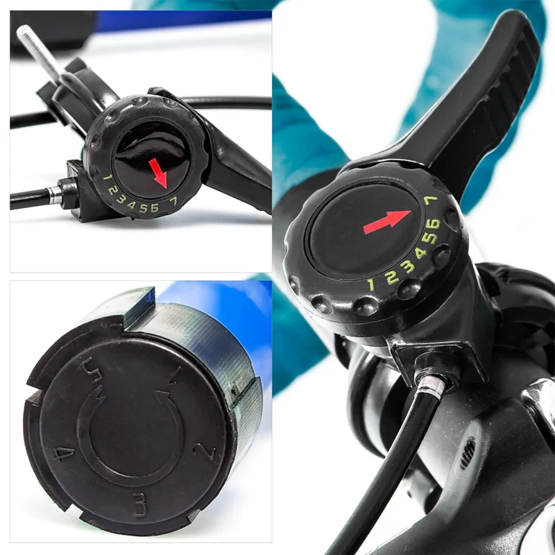 Indoor Fahrradtrainer – 6 Gänge, faltbar & robust mit Vorderradstütze & Stahlgestell, Fahrrad Rollentrainer