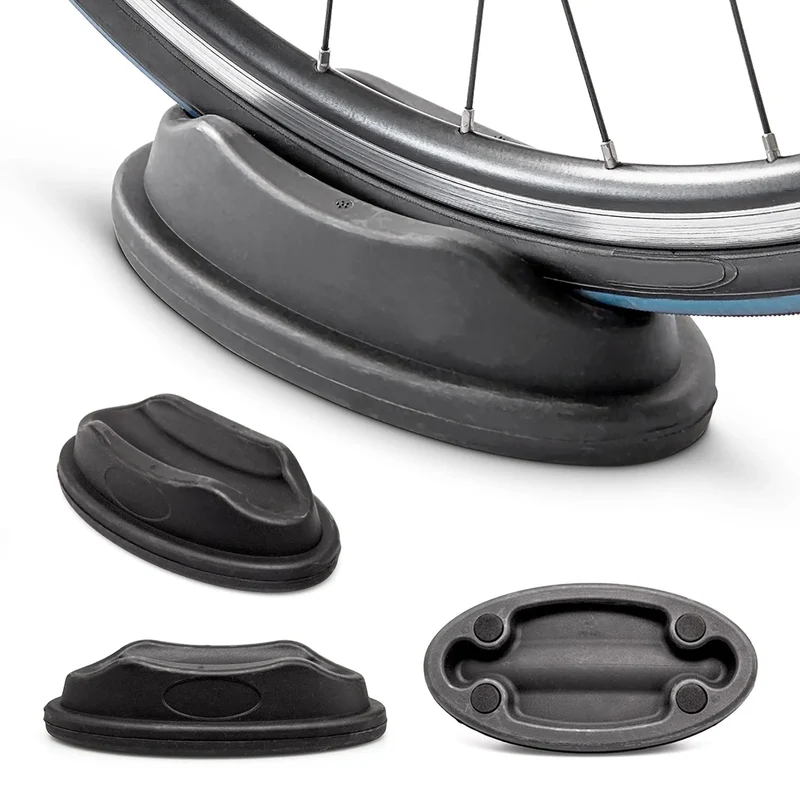 Indoor Fahrradtrainer – 6 Gänge, faltbar & robust mit Vorderradstütze & Stahlgestell, Fahrrad Rollentrainer