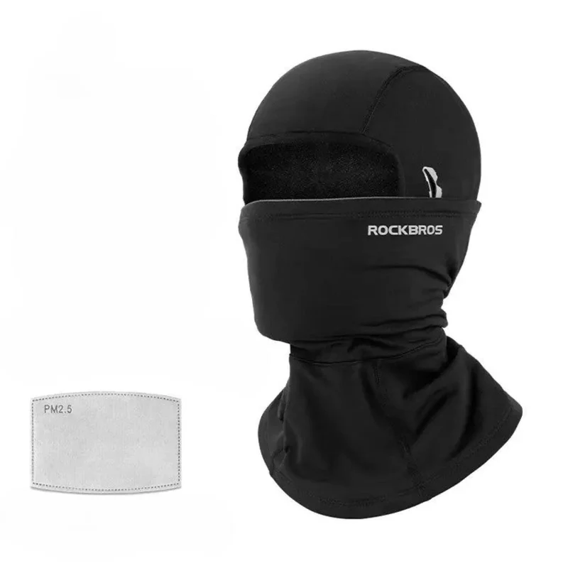 Sturmhaube Balaclava Winddicht mit Filter – Kurze Skimaske Fleece Maske für Motorrad, Fahrrad und Outdoor