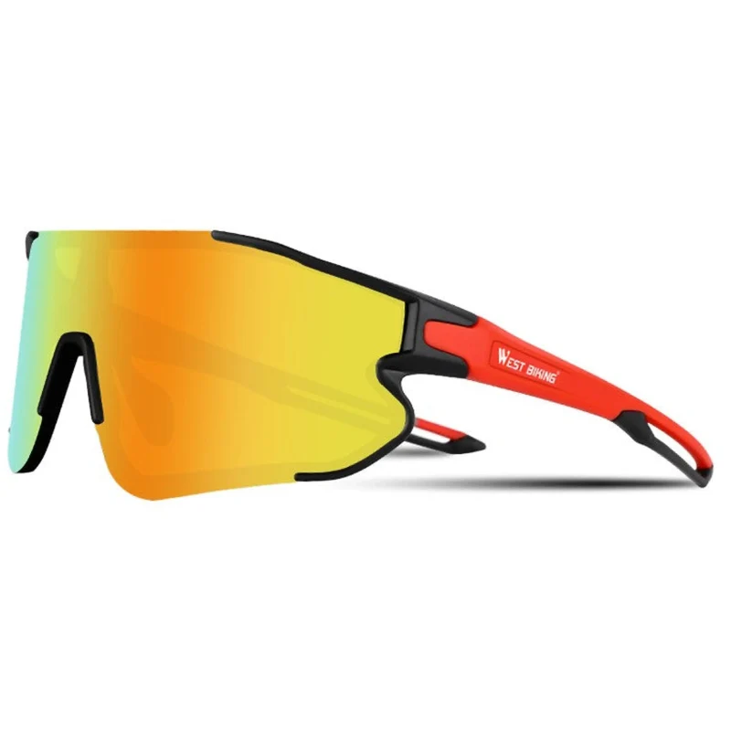 Outdoor Sport Sonnenbrille Herren Damen – Polarisierte Sportbrille für Laufen, Radfahren, Angeln, UV-Schutz, beschlagfrei, leicht