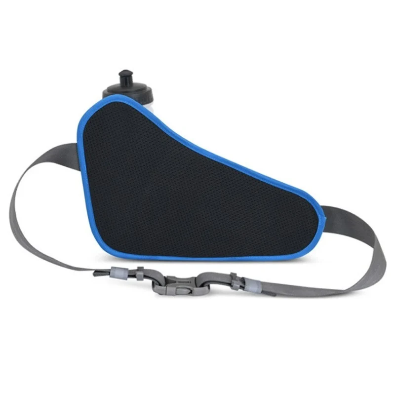Bauchtasche mit Wasserflaschenhalter – Wasserabweisende Outdoor Hüfttasche für Laufen, Radfahren, Camping, Verstellbarer Sport-Taillenbeutel aus Nylon