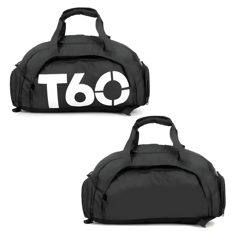 Sporttasche Fitness & Alltag 2 in 1 Rucksack Herren Damen, wasserfeste Reisetasche mit Schuhfach & Nassfach, robuste Trainingstasche groß für Gym, Yoga, Reise, Arbeit