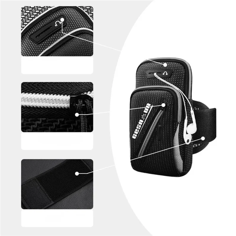 Laufarmband Handy Tasche wasserdicht, Sport Armtasche für Joggen, Outdoor, Handyhalter bis 7,2 Zoll, Crossbody & Armbefestigung