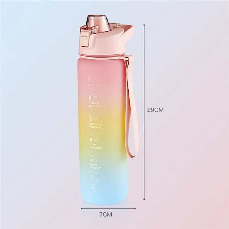 Sport-Trinkflasche 1 Liter, BPA-frei, auslaufsicher und robust für Outdoor & Fitness