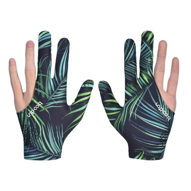 3-Finger Billardhandschuh für Rechts- & Linkshänder, Atmungsaktiv, Rutschfest & Elastisch, Pool Cue Handschuh aus Spandex & Silikon
