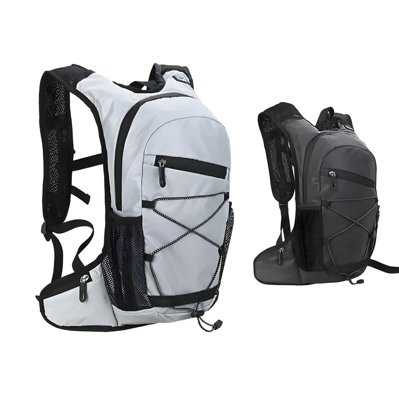Leichter Outdoor-Rucksack 8L, Wasserdicht, Reflektierend & Trinksystem-kompatibel, Perfekt für Radfahren, Wandern, Sport & Alltag