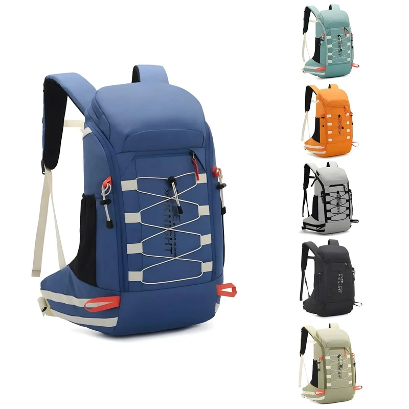 Outdoor Rucksack 40L, Wasserdicht & Leicht – Trekking, Wandern, Reisen, mit Regenschutz & Hüftgurt, aus Oxford Gewebe