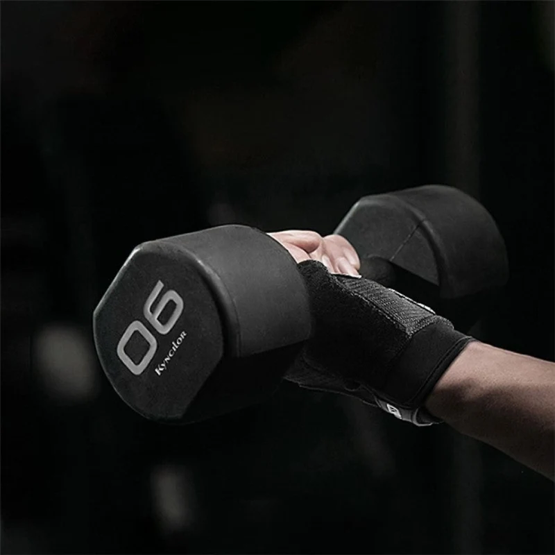Fitness-Handschuhe Unisex, Rutschfest, Atmungsaktiv, Stoßdämpfend, Ideal zum Gewichtheben, Radfahren & Training
