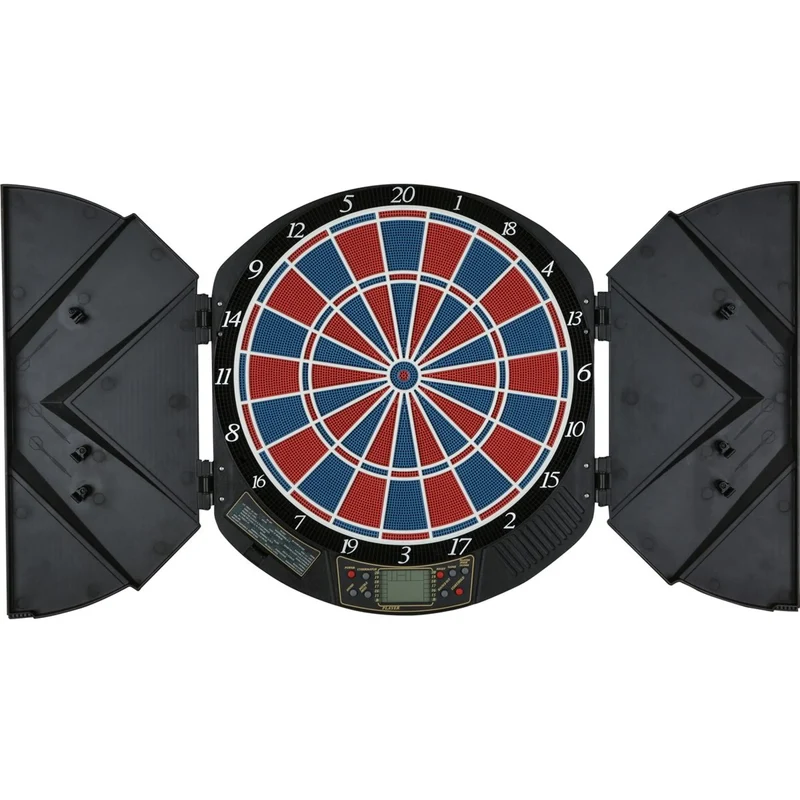 Elektronik-Dartscheibe Softdarts Expert, Ausklappbar, 21 verschiedene Spielmodi, bis zu 8 Spieler