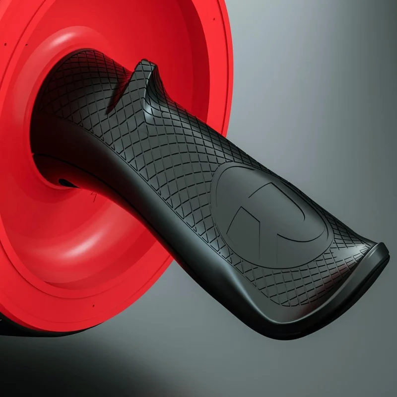 Bauchtrainer Rolle, abgewinkelter Griff, inklusive Kniematte