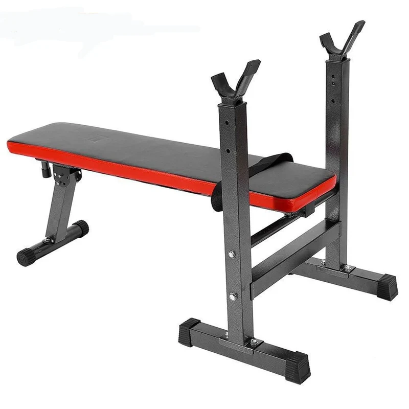 4-in-1 Hantelbank – Faltbar, mit Sit-Up-Funktion, ergonomisches & dickes Polster, perfekt für Home-Gym & Krafttraining
