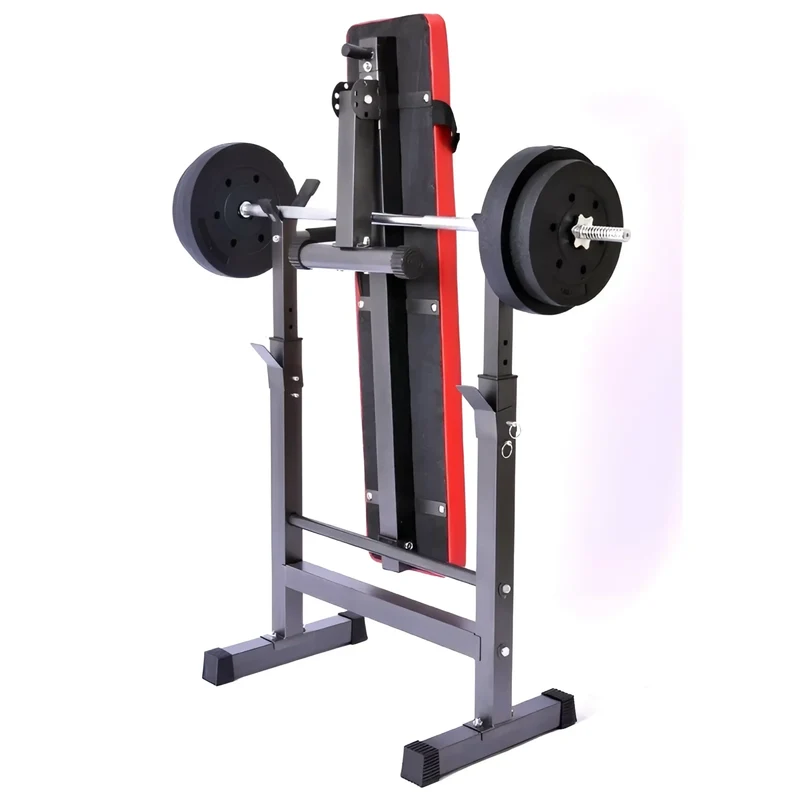 4-in-1 Hantelbank – Faltbar, mit Sit-Up-Funktion, ergonomisches & dickes Polster, perfekt für Home-Gym & Krafttraining