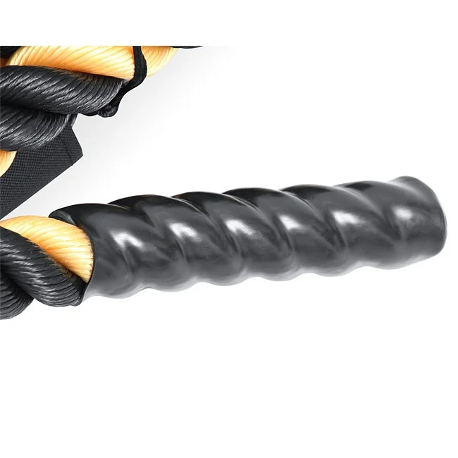 FIT505 Black/Yellow Nylon 50' Undulation Battle Rope