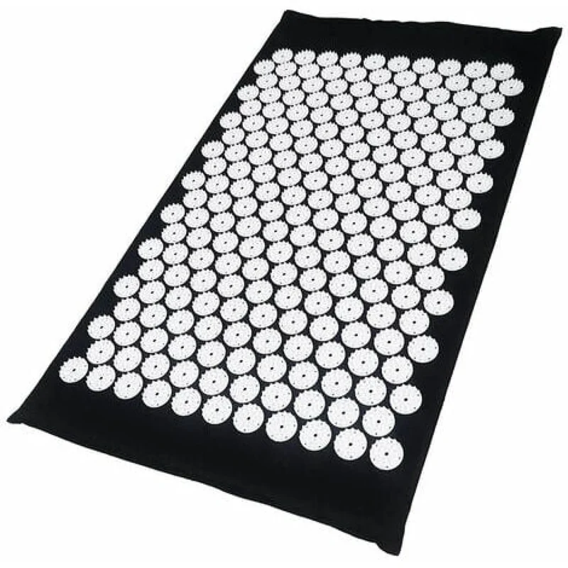 Akupressurmatte in Schwarz, waschbar