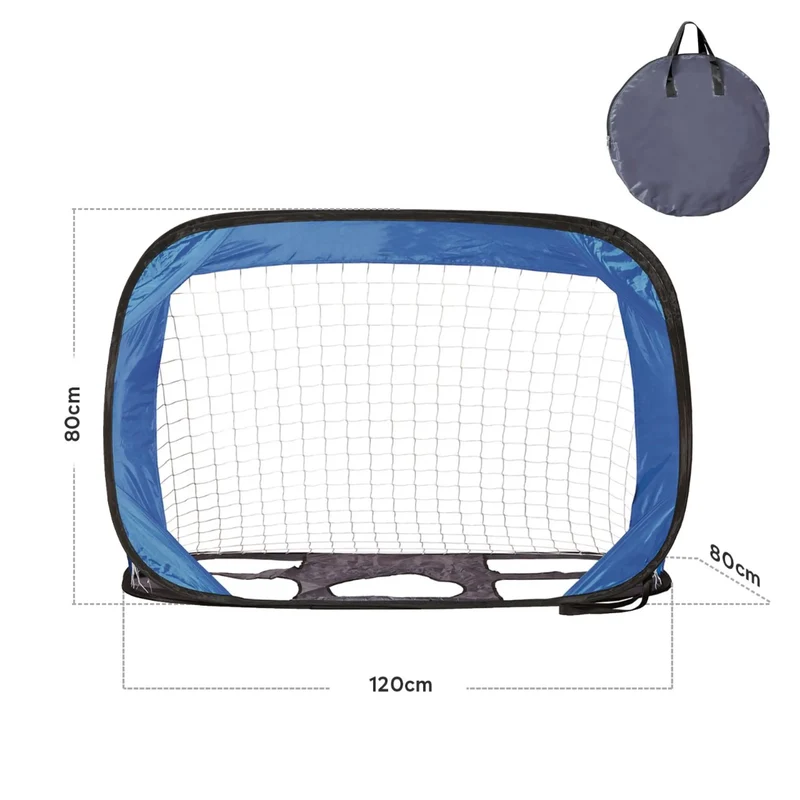 Torwand inkl. Tragetasche, Pop-Up-Tor, Fußball, 2 in 1