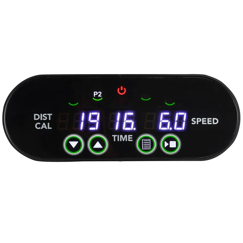 Laufband mit LED-Monitor inkl. Fernbedienung - 7 Programme, verstellbare Haltestange, Sicherheitsgürtel, kompaktes Klappsystem