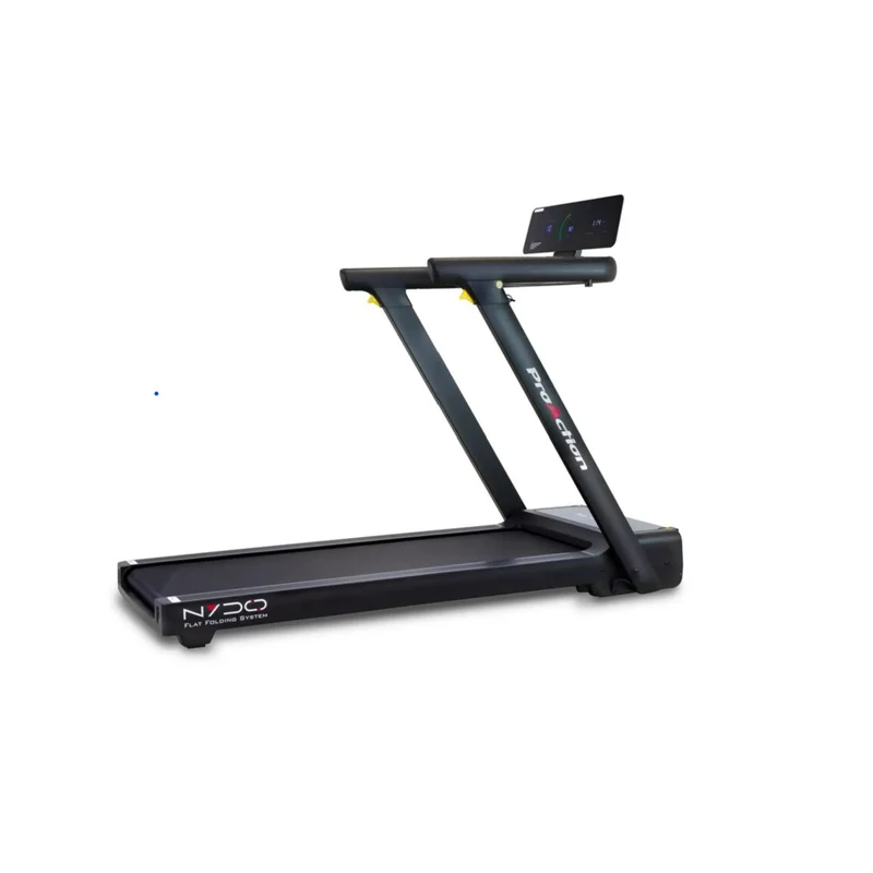 Laufband Profi mit LED-Monitor (36 Programme) - Bis 18 km/h + 12% Steigung, Bluetooth, 3-fach Dämpfung, 2-fach Klappsystem, Transportrollen