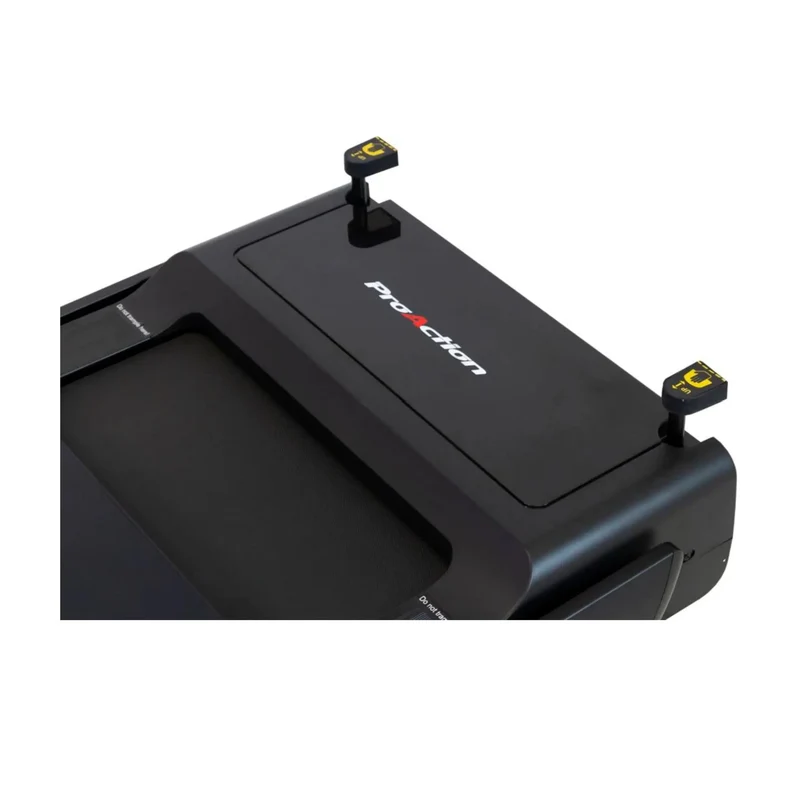 Laufband Profi mit LED-Monitor (36 Programme) - Bis 18 km/h + 12% Steigung, Bluetooth, 3-fach Dämpfung, 2-fach Klappsystem, Transportrollen
