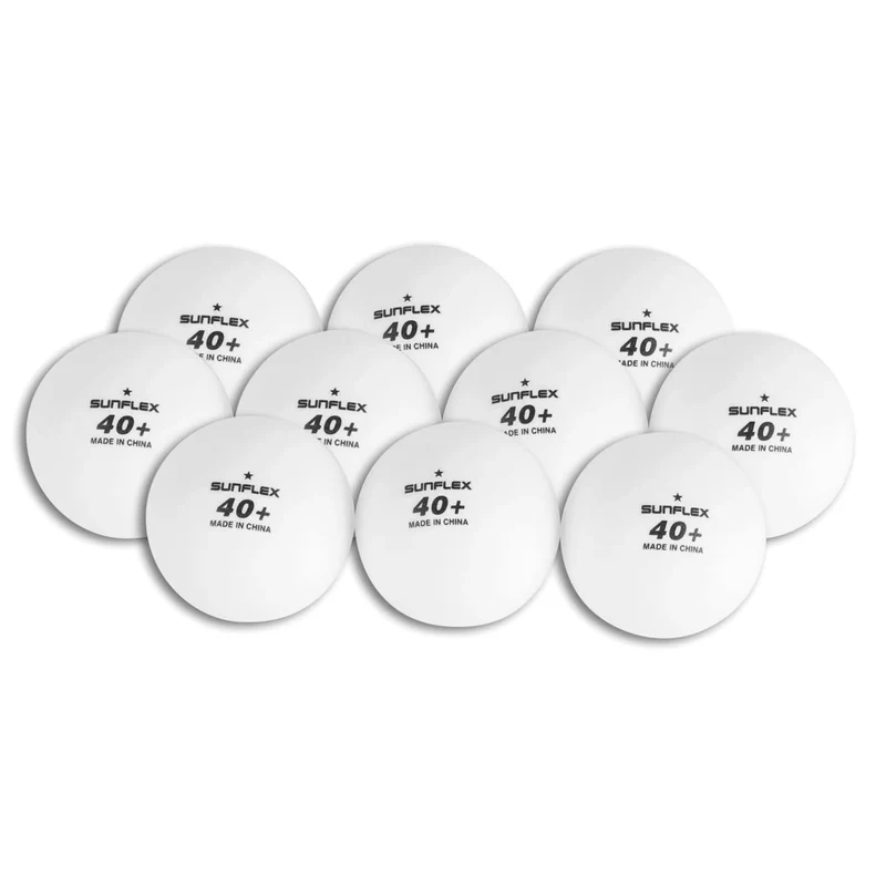 Tischtennisset, 4 Schläger, 10 Tischtennisbälle, Rundlauf