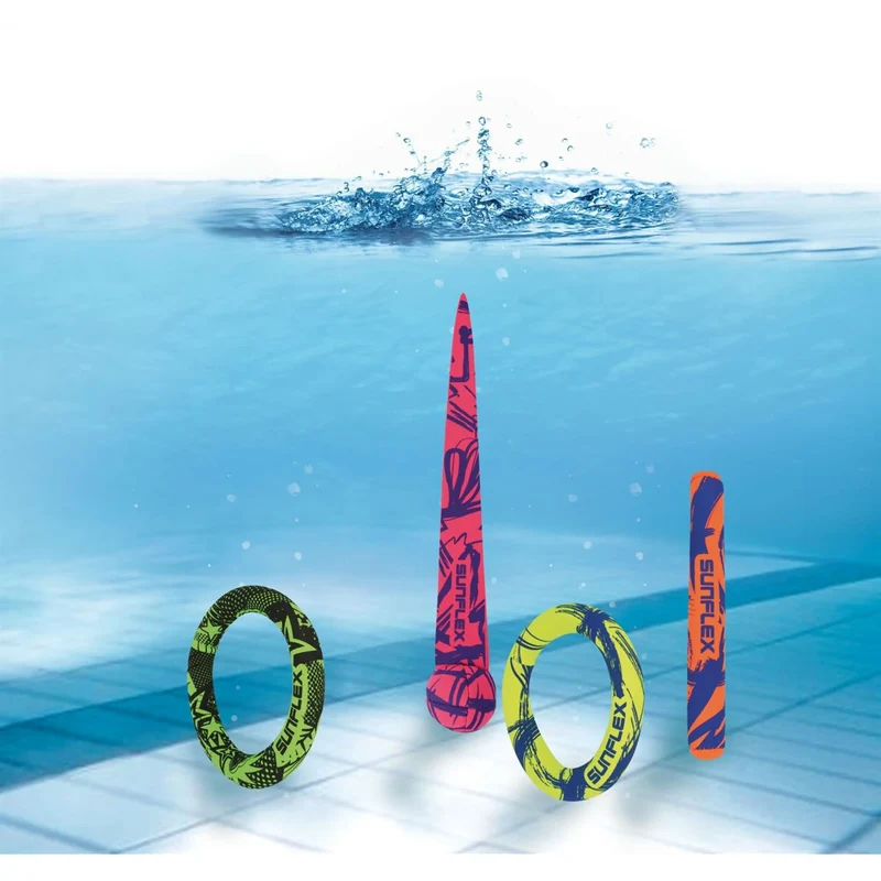 Tauch-Set, Tauchring, Tauchstab, Tauchball, cooles Design