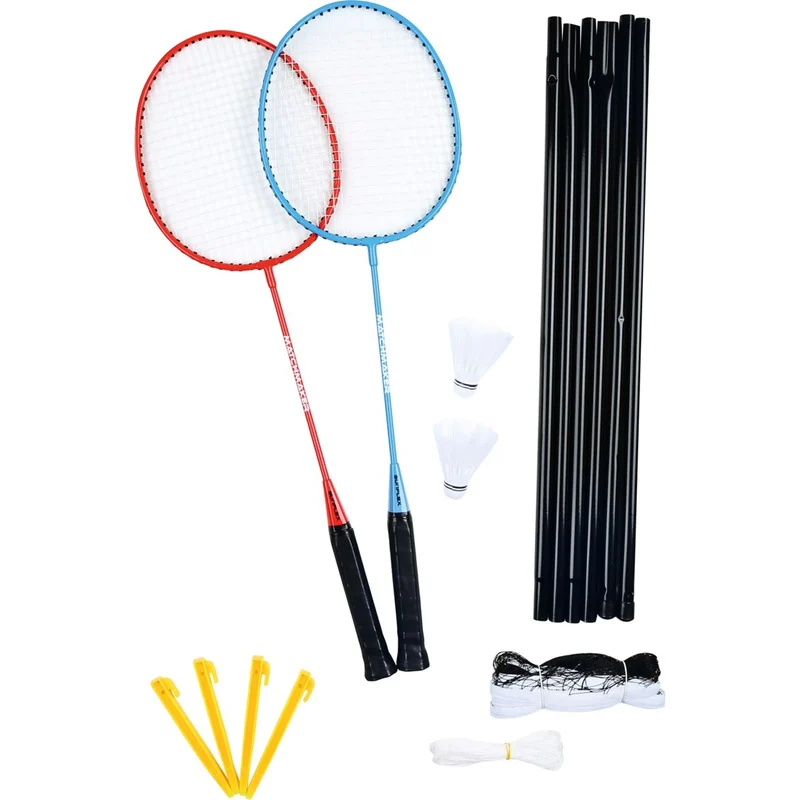 Badminton Set Pro, Inklusive Netz, Komplettausrüstung