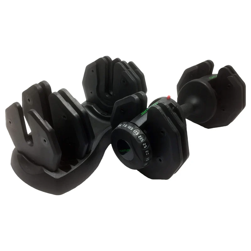 Selector Dumbbell, verstellbare Kurzhantel bis zu 25 kg, Platzsparend