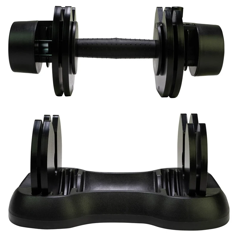 Selector Dumbbell, verstellbare Kurzhantel bis zu 25 kg, Platzsparend