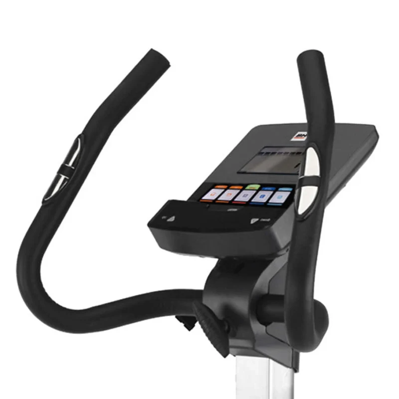 Heimtrainer-Fahrrad, bis zu 24 Intensitätsstufen, Leder-Gelsattel, verstärkte Pedale
