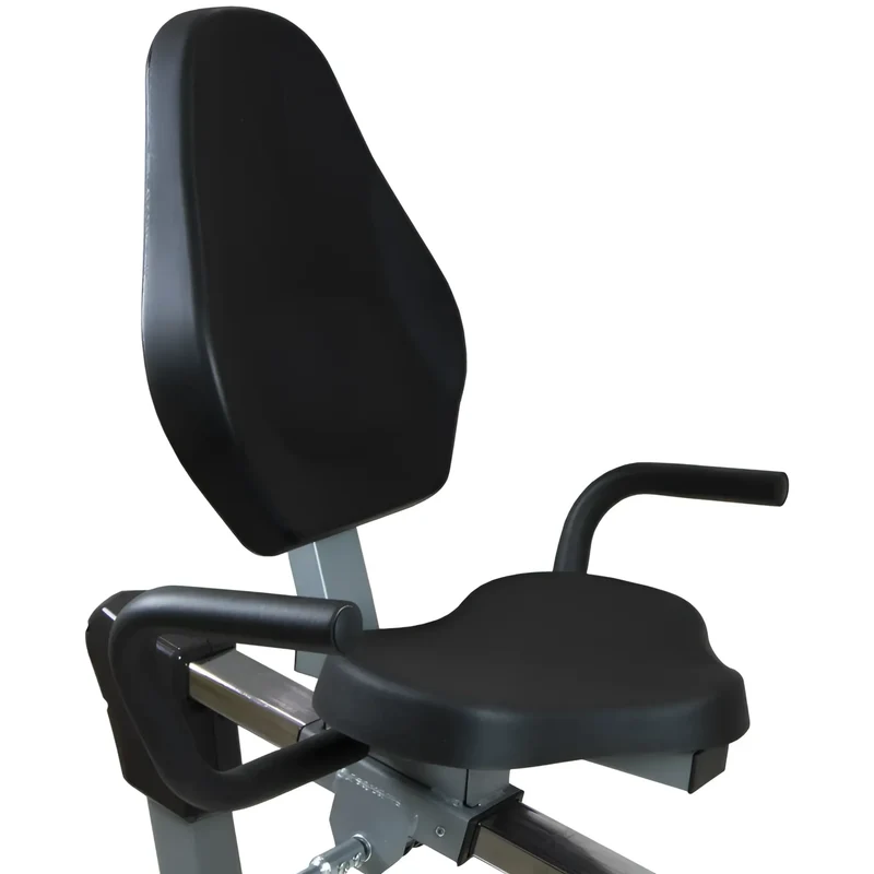 Heimtrainer-Fahrrad, bis zu 24 Intensitätsstufen, Leder-Gelsattel, verstärkte Pedale