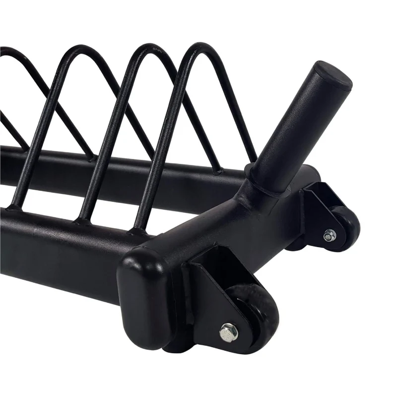 Hantelscheibenständer Mobil - Rack mit integrierten Rollen und Griff, hohe Stabilität