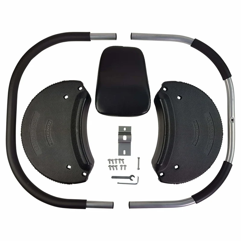 Bauchtrainer / Bauch-Abroller verstellbare Kopfstütze, Seitenplatten, ergonomisch, Rücken und Nacken entlastend
