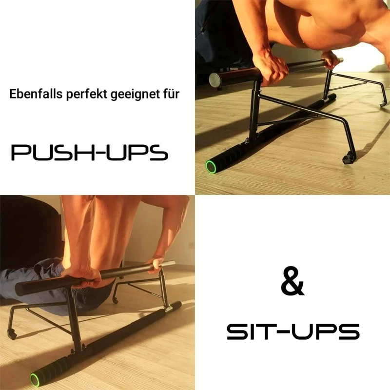 Klimmzugstange - Türrahmen bis 92cm, rutschfeste Griffe, optimierte Höhe (+20 cm), multifunktional