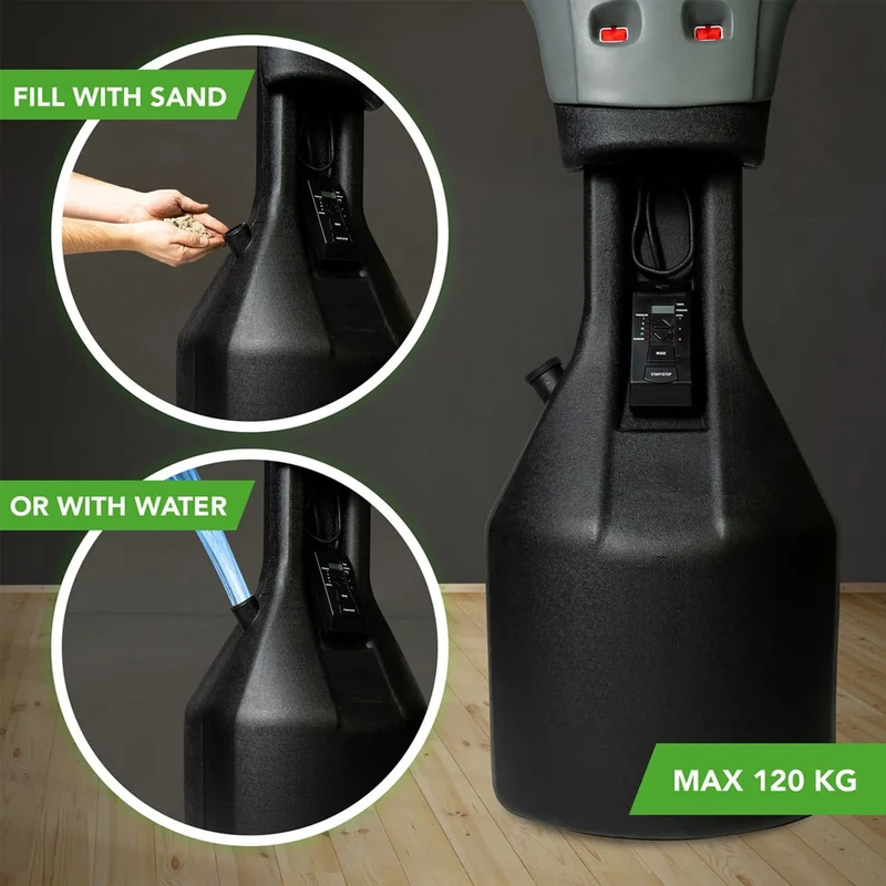 Box-Dummy Reaktionstrainer DELUXE - Torsotraining mit interaktiver Boxgegner, höhenverstellbar