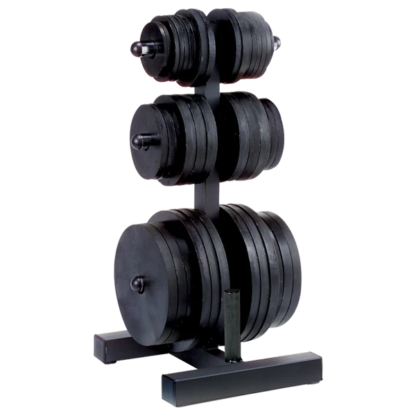 Body Solid Olympic Plate Tree & Bar Holder