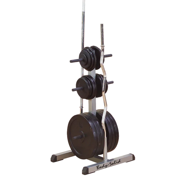Body Solid Standard Plate Tree & Bar Holder