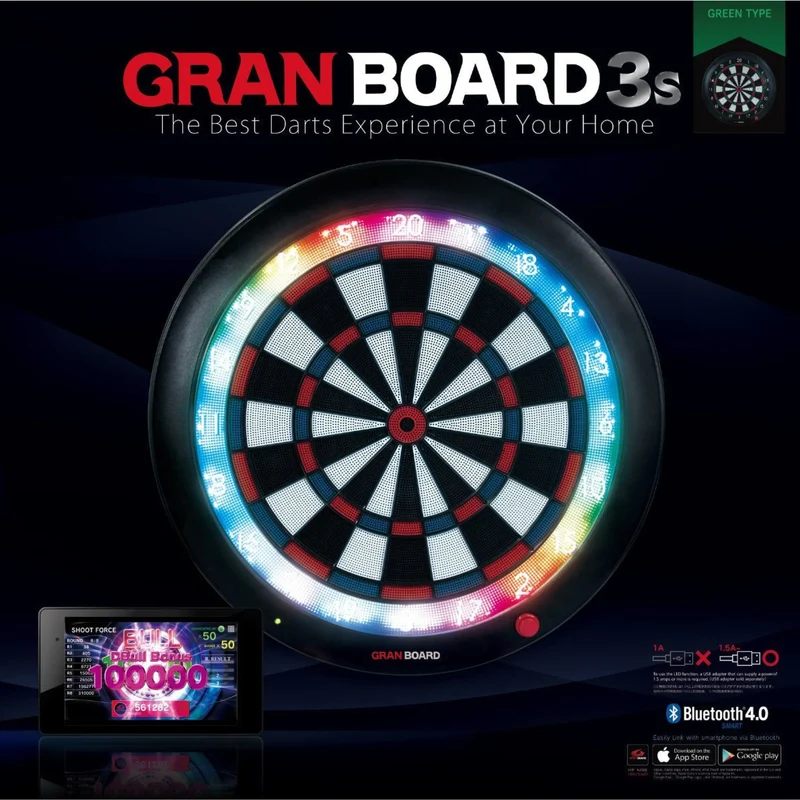 Elektronische Dartscheibe, mit Spiel-App, beliebige Gegnerwahl, Soft-Tip-Dartscheibe mit niedrigem Geräuschpegel