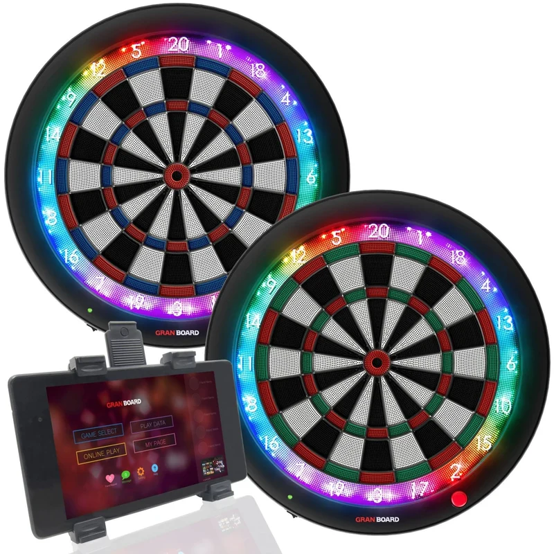 Elektronische Dartscheibe, mit Spiel-App, beliebige Gegnerwahl, Soft-Tip-Dartscheibe mit niedrigem Geräuschpegel