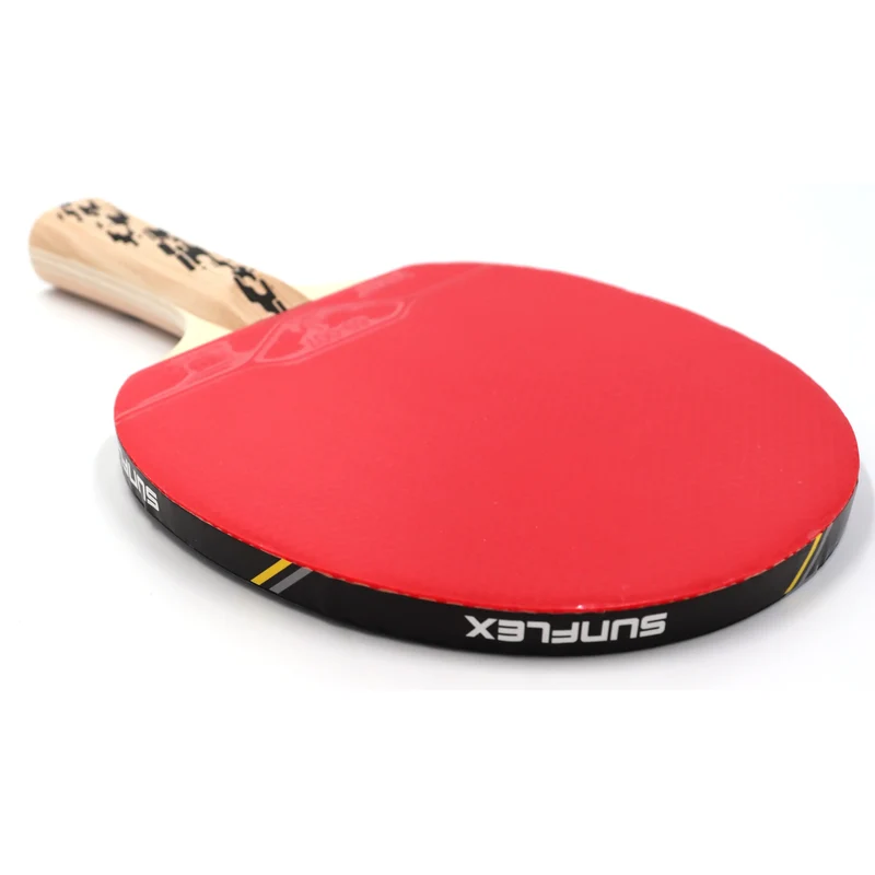 Deluxe Tischtennisschläger, zugelassener ITTF-Wettkampf-Schläger, 1,5mm Schwamm, hochwertig verarbeitet, Griffstückverzierungen