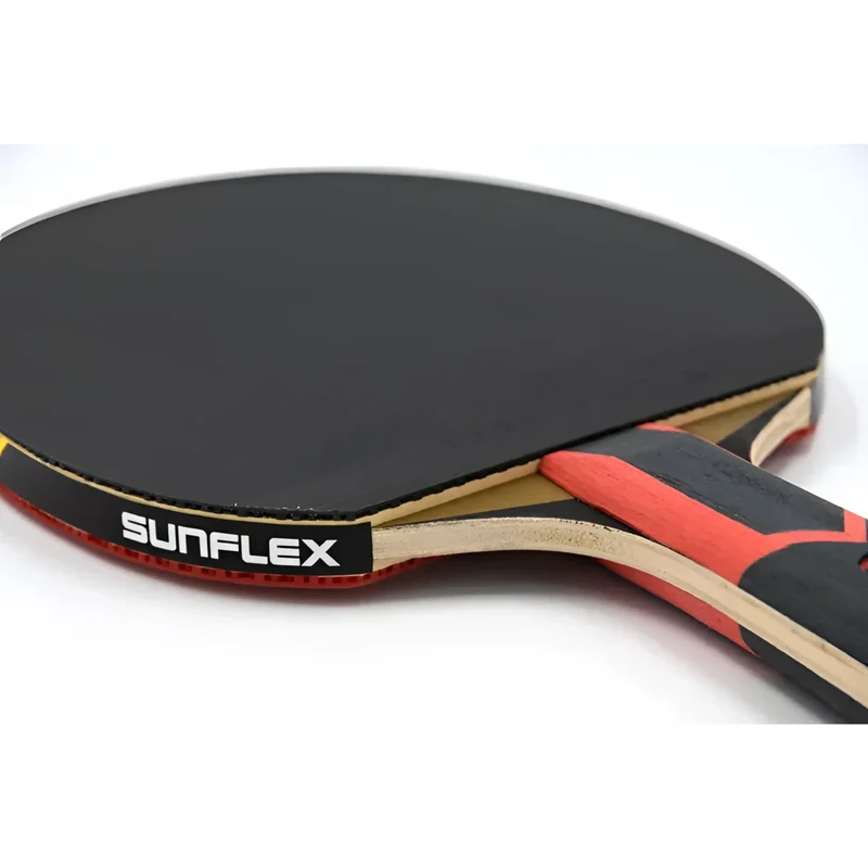 Profi Tischtennisschläger, ITTF-Zulassung, sieben Furniere mit hochwertigem Tischtennisschlägerholz, 2,0mm Schwamm