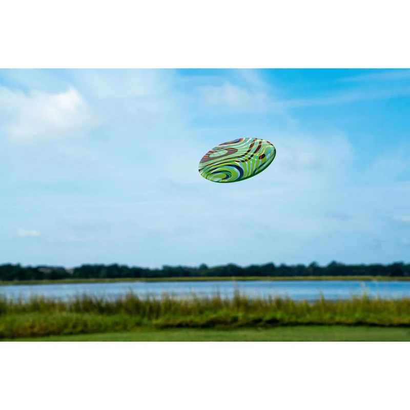 Frisbee, über 60 Meter Reichweite, faltbar, weiches und elastisches Silikon, schöne Farben und Motive