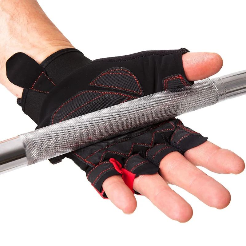 Grip Trainingshandschuh, mit gepolsterten Handinnenflächen, Klettverschluss zur Handgelenkfixierung