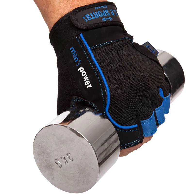Grip Trainingshandschuh, mit gepolsterten Handinnenflächen, Klettverschluss zur Handgelenkfixierung